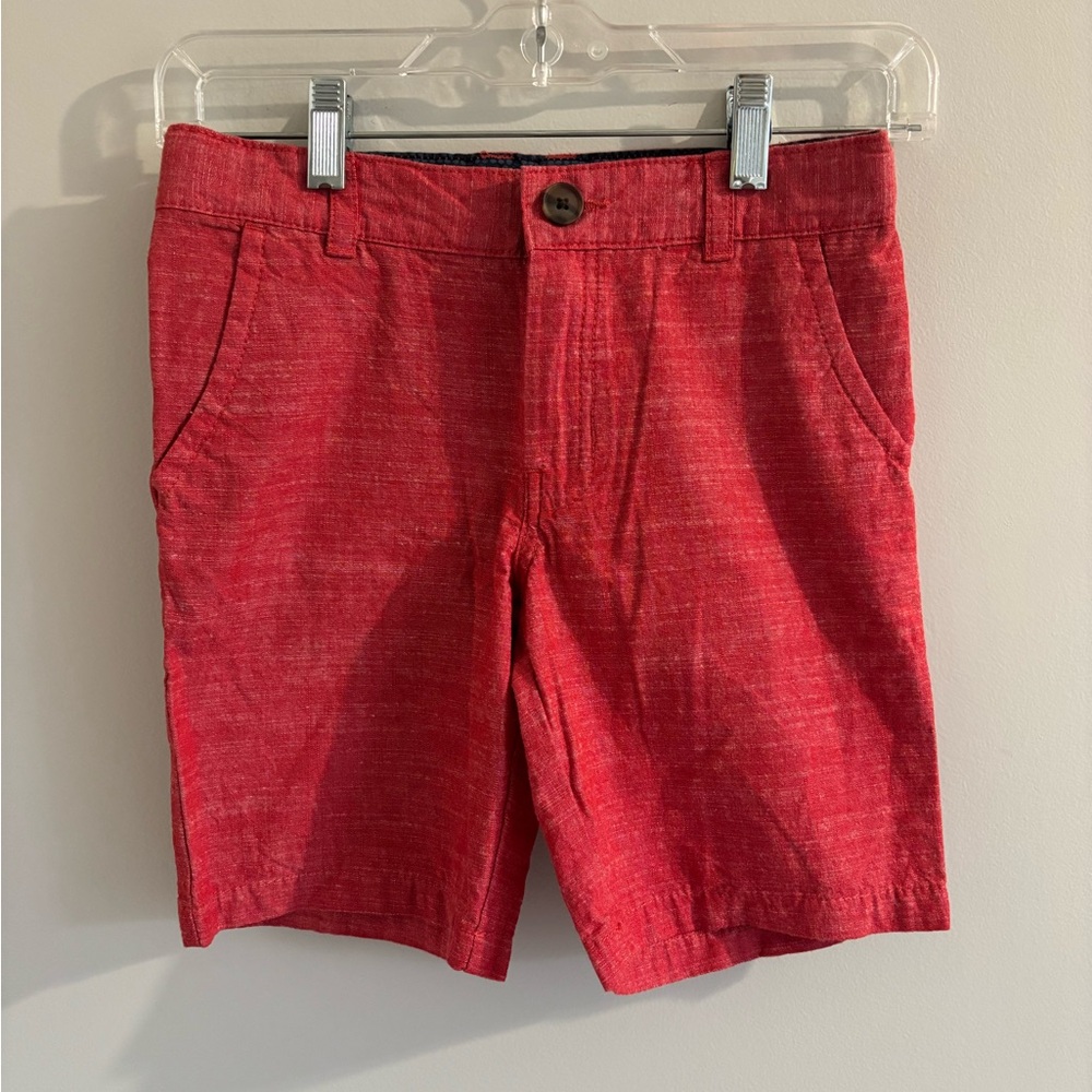 Cat & Jack Boys Warm Red Chino Shorts Size 8